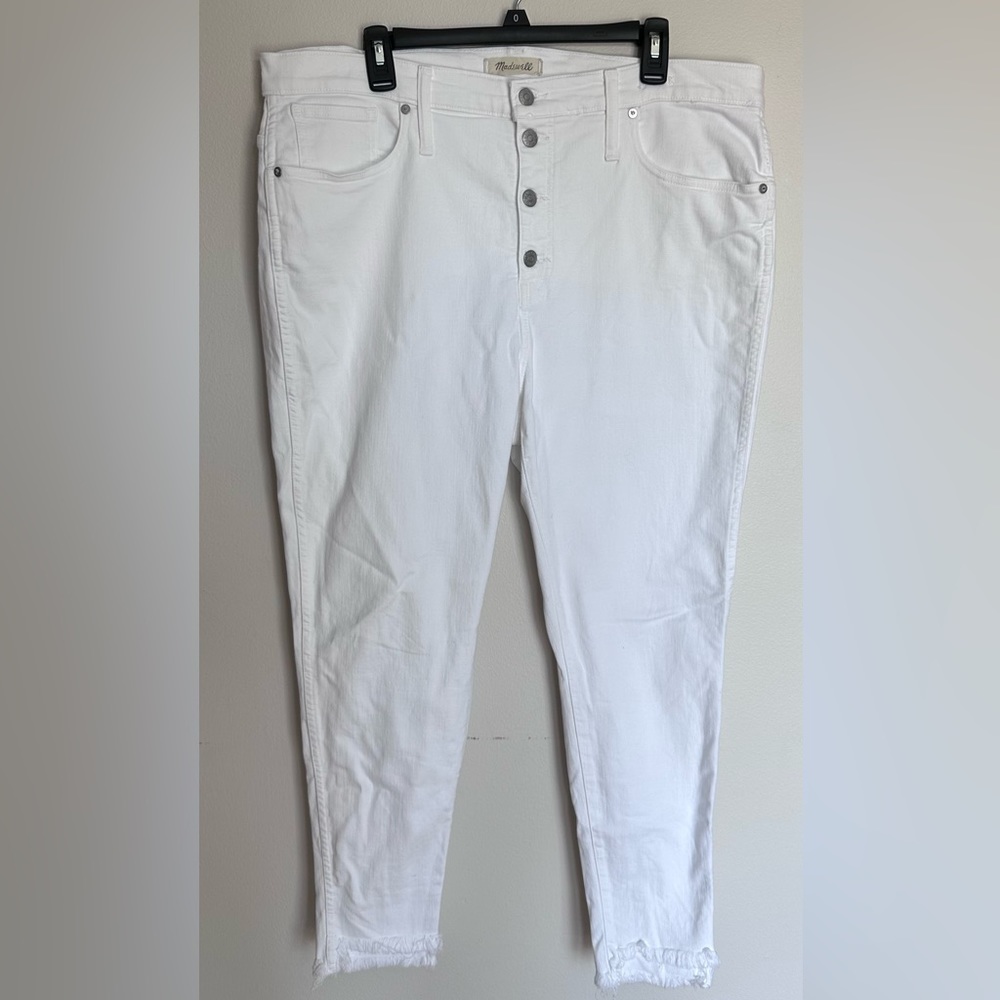 Madewell High Rise Skinny button fly jeans size 34